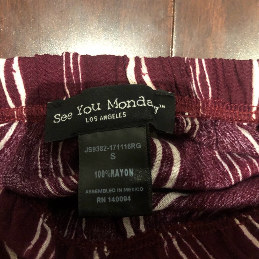 Maroon Romper - Picture 3 of 3